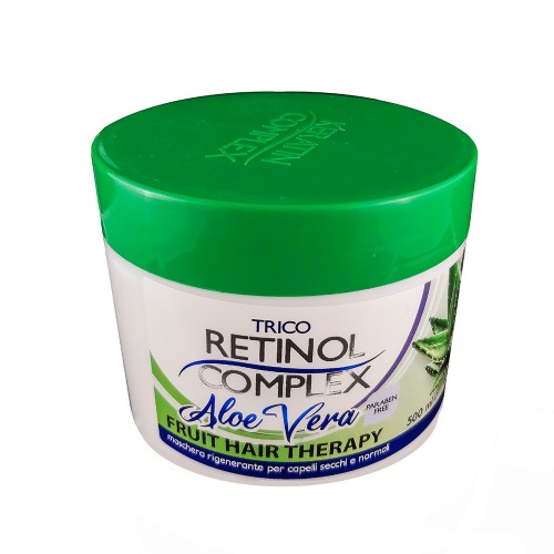 Retinol Complex Trico: Fruit Hair Therapy Aloe Vera - Maschera Rigenerante Per Capelli Secchi E Normali 500ml Cod. 2057